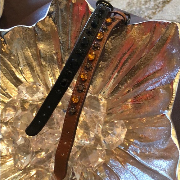 Two Authentic -Coach leather bracelets - Picture 2 of 8